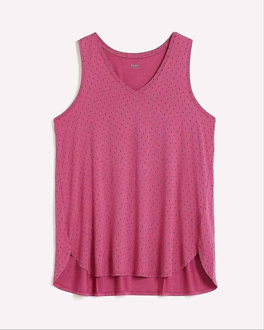 Modern-Fit Sleeveless V-Neck Tunic - PENN. Essentials