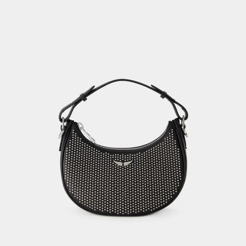 Moonrock Plumetis Hobo Bag - Zadig & Voltaire - Leather - Black