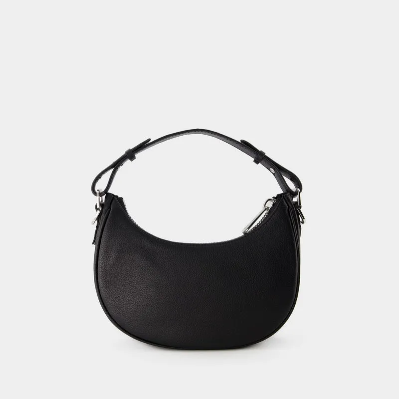 Moonrock Plumetis Hobo Bag - Zadig & Voltaire - Leather - Black