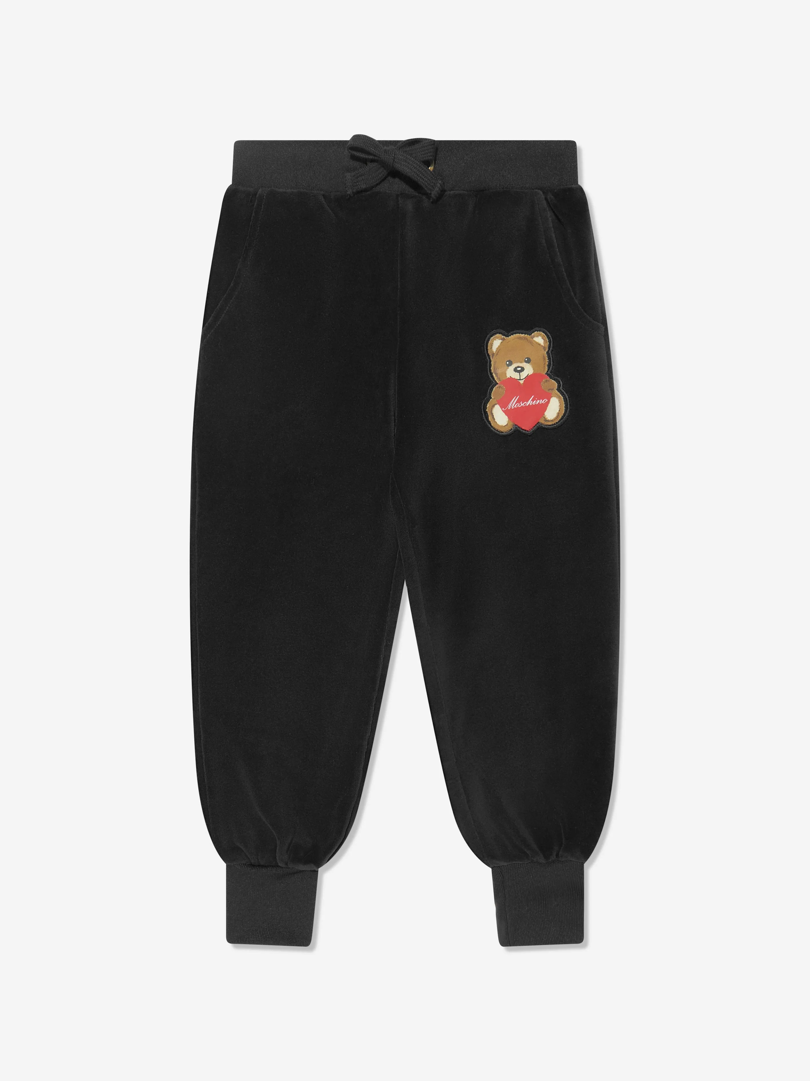 Moschino Girls Teddy Bear Tracksuit in Black