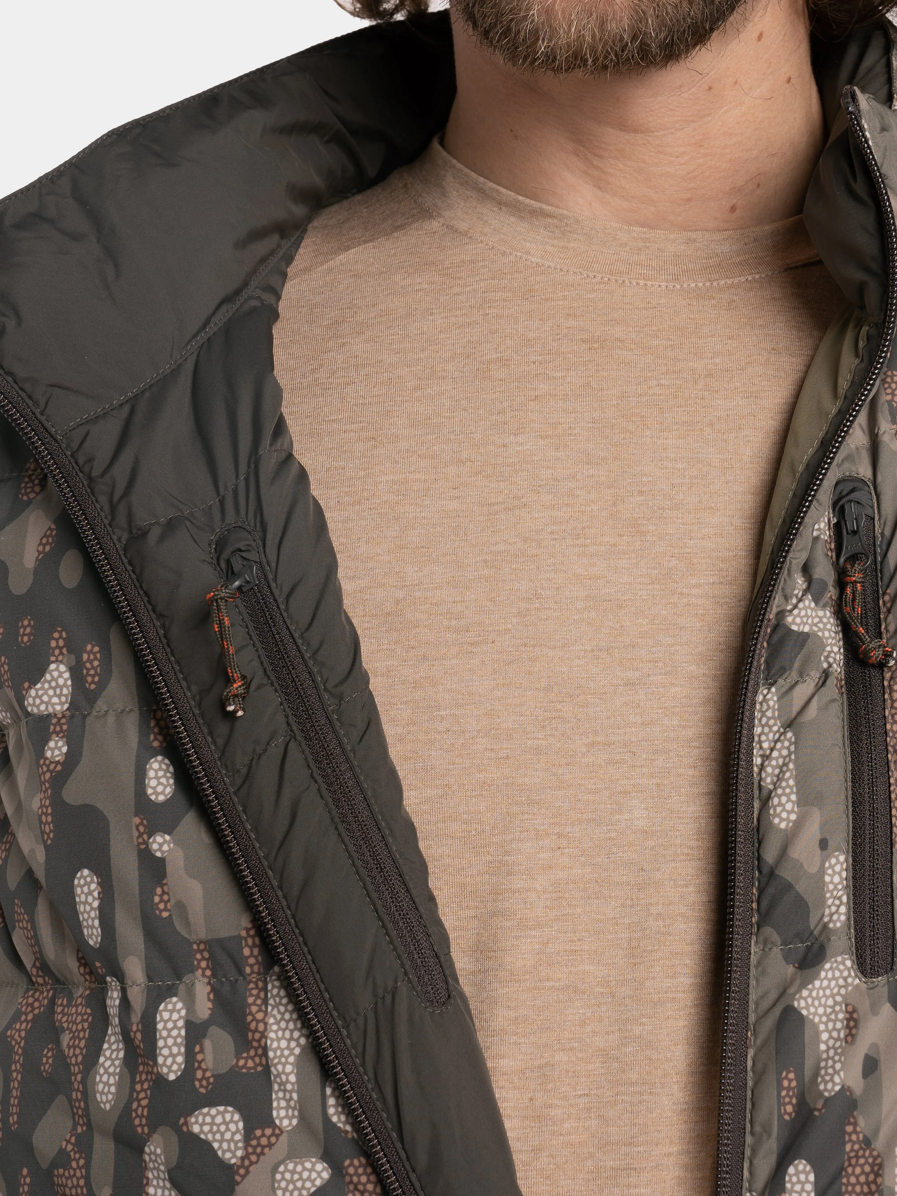 M's DryDown Reversible Vest Raven / Woodland