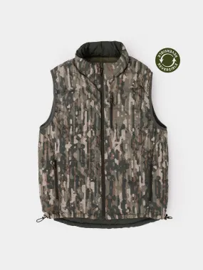 M's DryDown Reversible Vest Raven / Woodland