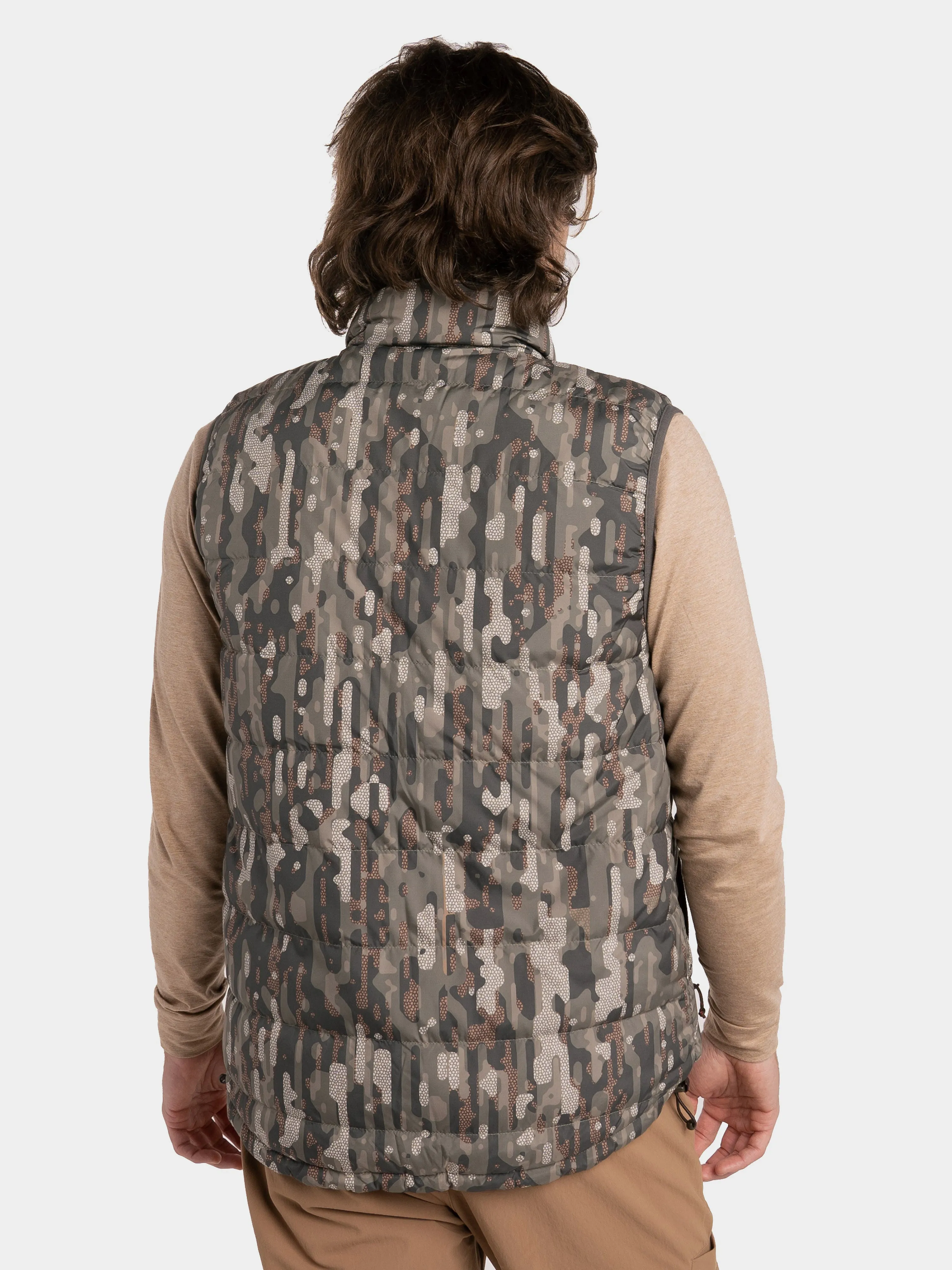 M's DryDown Reversible Vest Raven / Woodland