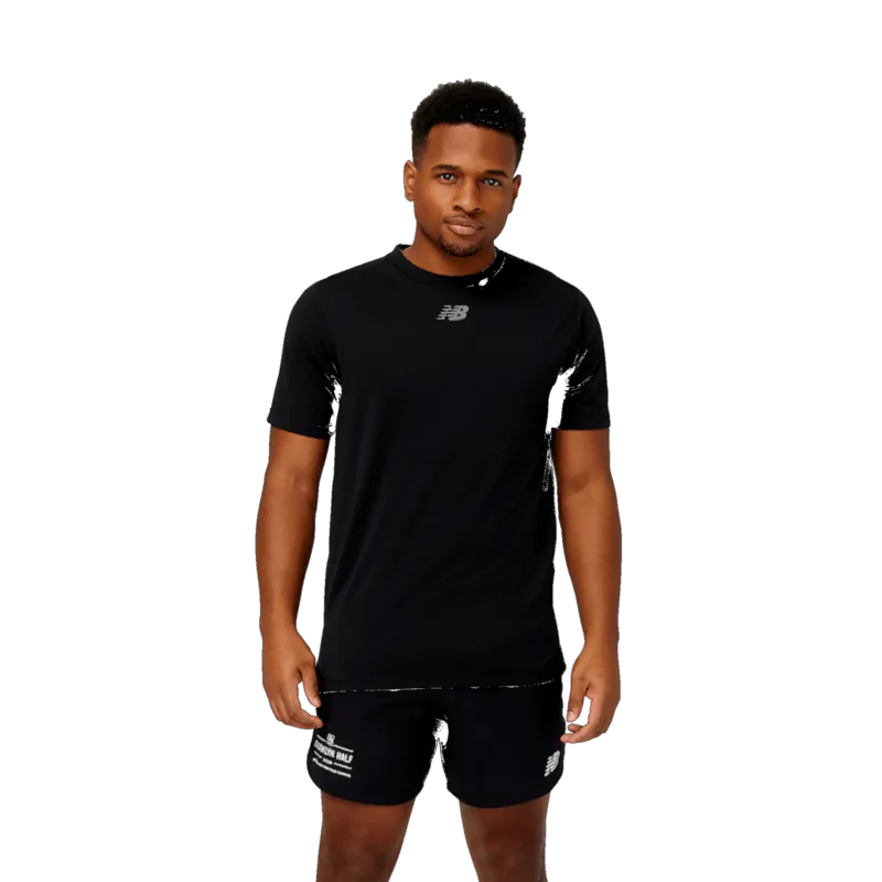 New Balance Men's Impact Run Luminous Short Sleeve Shirt