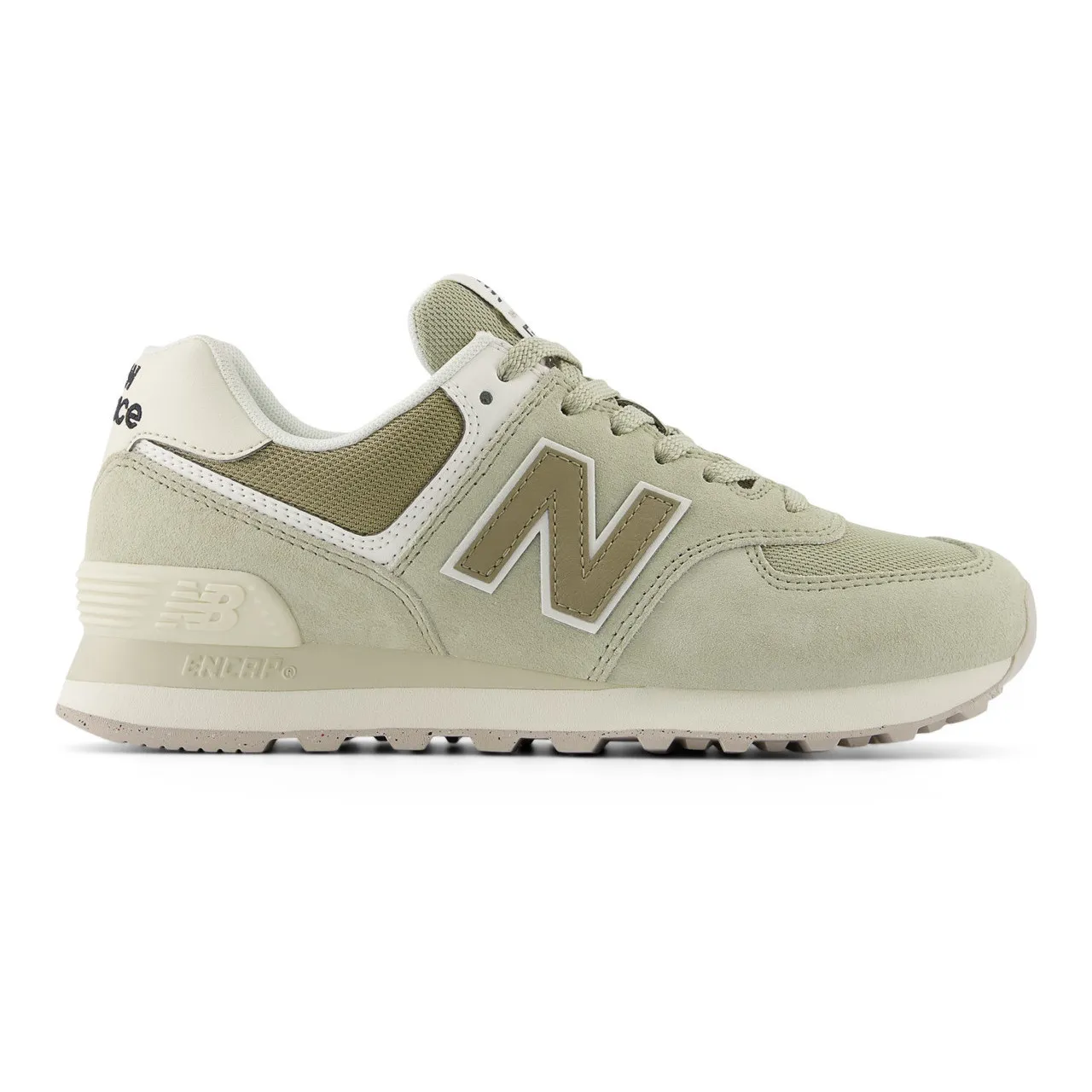 New Balance Women's 574 - Olivine / Dark Stoneware / Turtledove