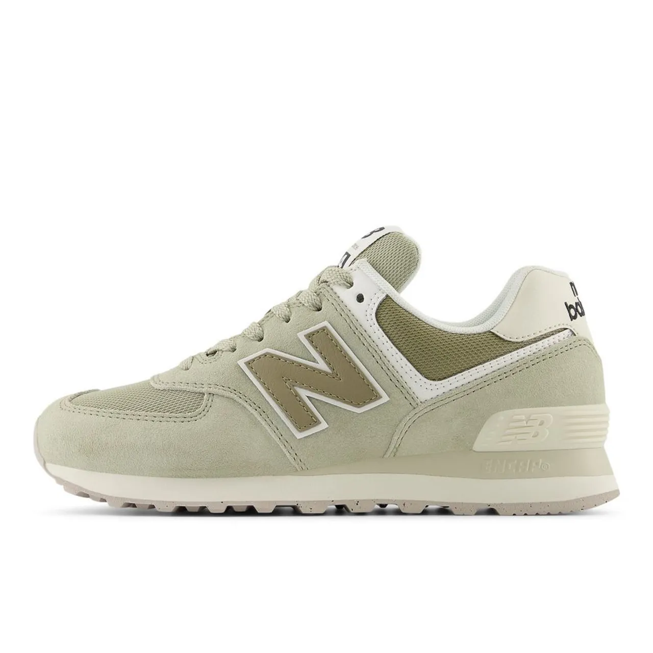 New Balance Women's 574 - Olivine / Dark Stoneware / Turtledove