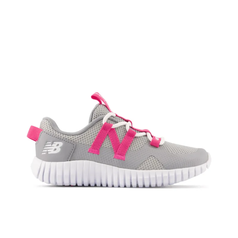 New Balance Youth Girls Playgruv V2 Bungee Running Shoe- PTPGRVAD (Wide)