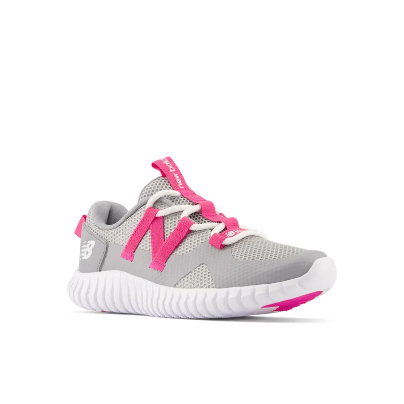 New Balance Youth Girls Playgruv V2 Bungee Running Shoe- PTPGRVAD (Wide)