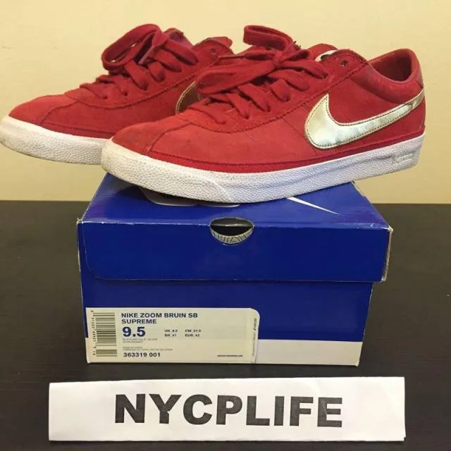 Nike bruin sb supreme 9.5