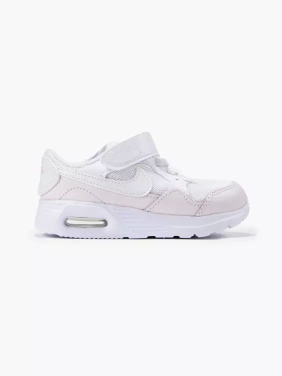 Nike  Infant Girls Nike White/Pink Air Max SC Trainers