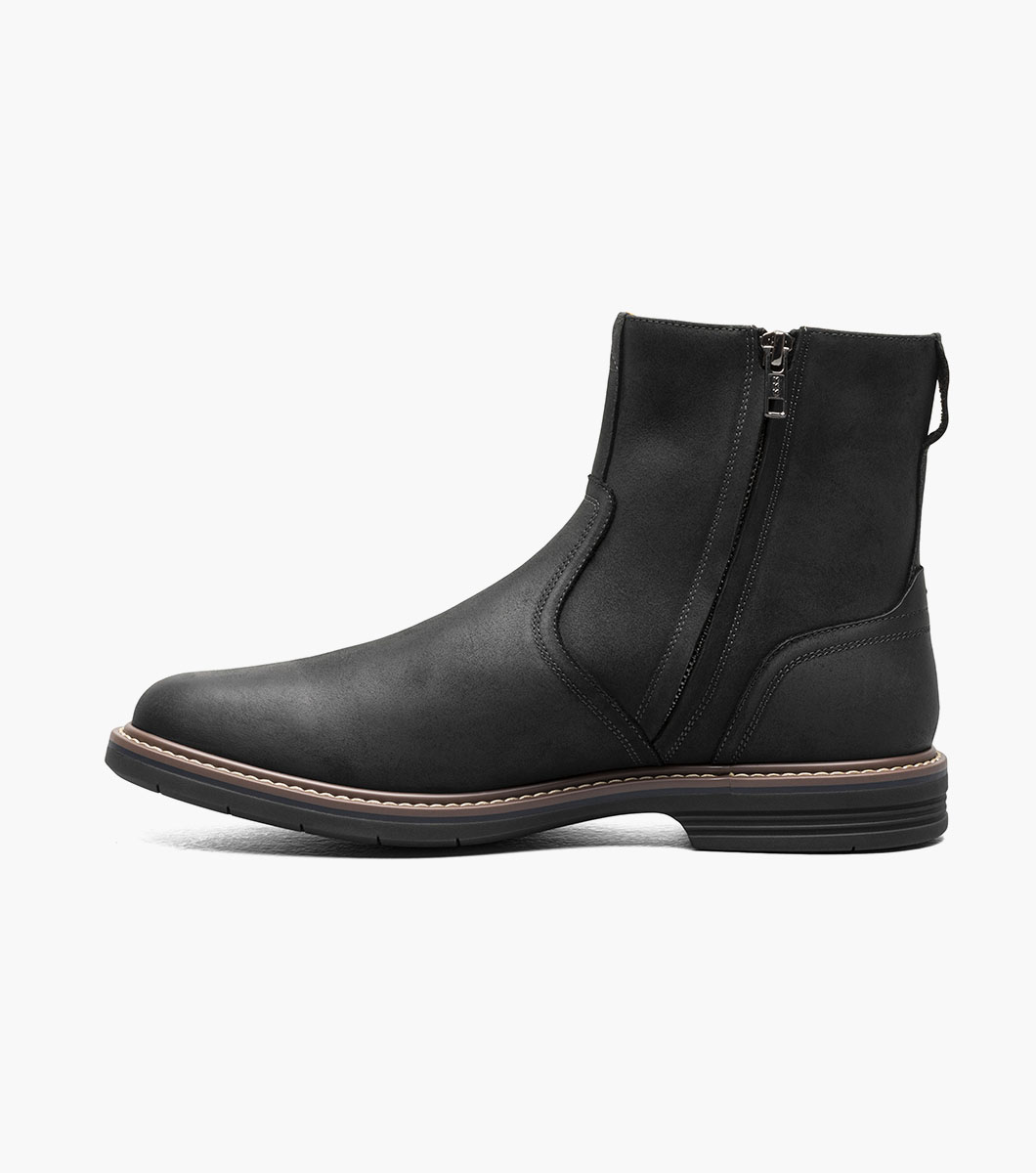 Norwalk Plain Toe Side Zip Boot