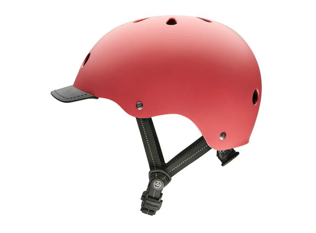 Nutcase Coral Satin Street Helmet - Pink