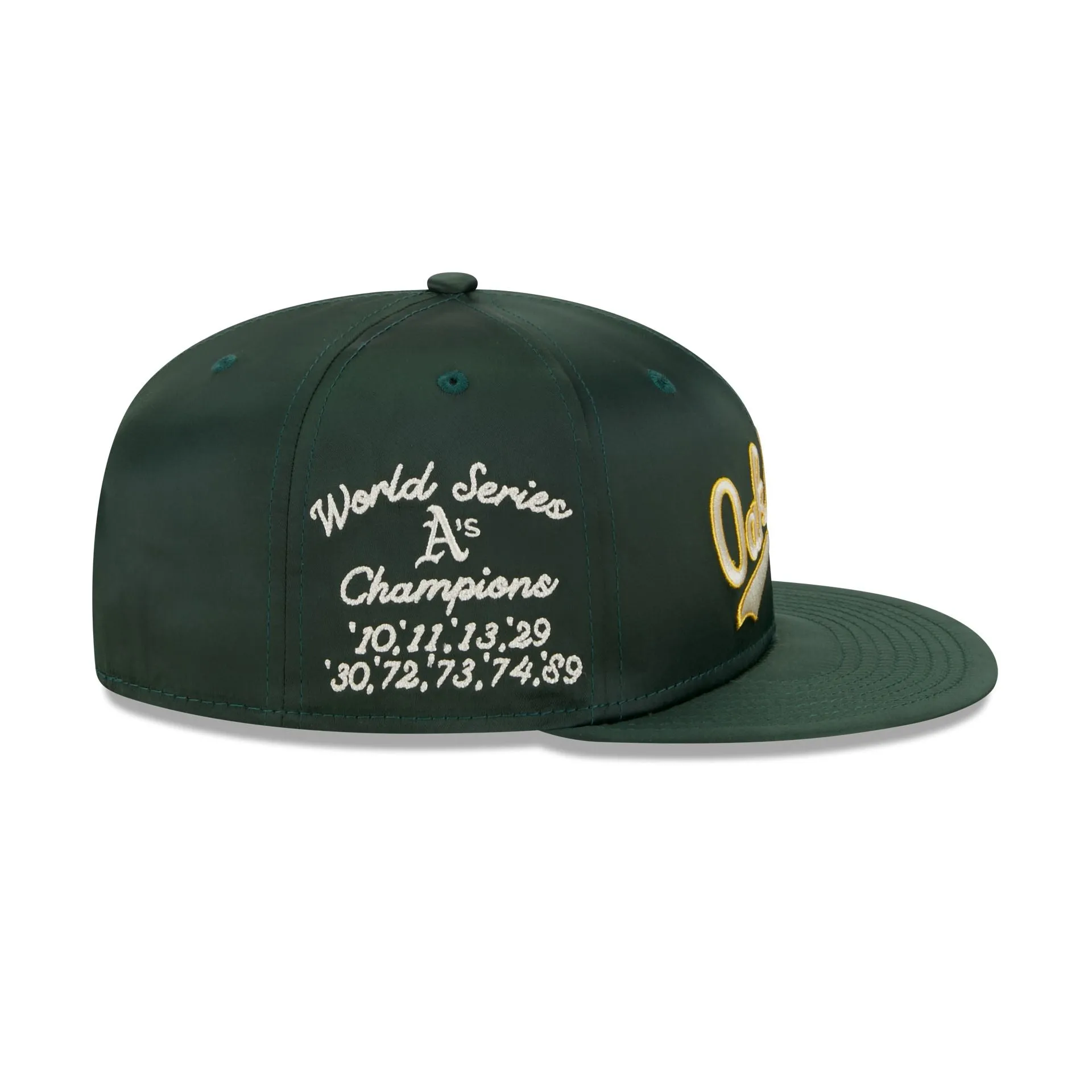 Oakland Athletics Satin Script 9FIFTY Snapback Hat