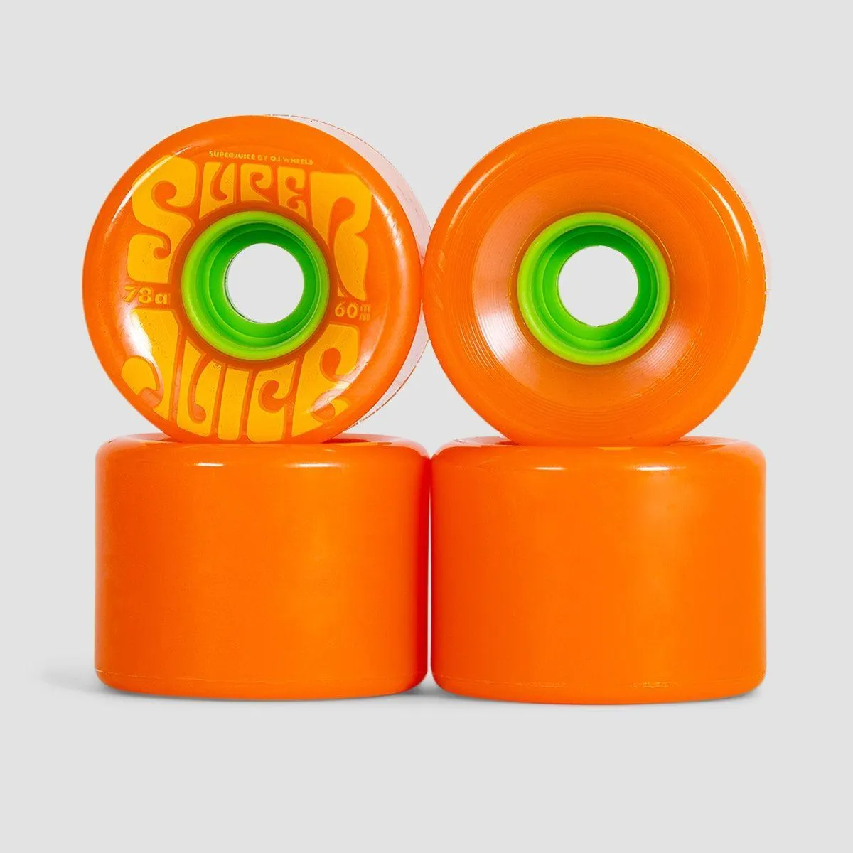 OJ Super Juice 78a Soft Skateboard Wheels Citrus 60mm