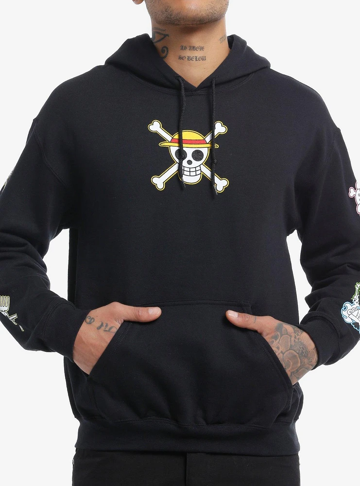 One Piece Straw Hat Pirates Jolly Rogers Hoodie