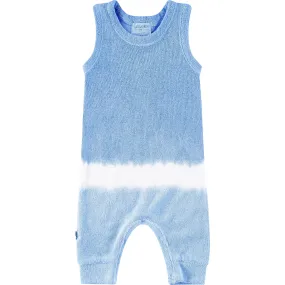 Paige Lauren Dip Dye Loop Terry Tank Romper, Blue