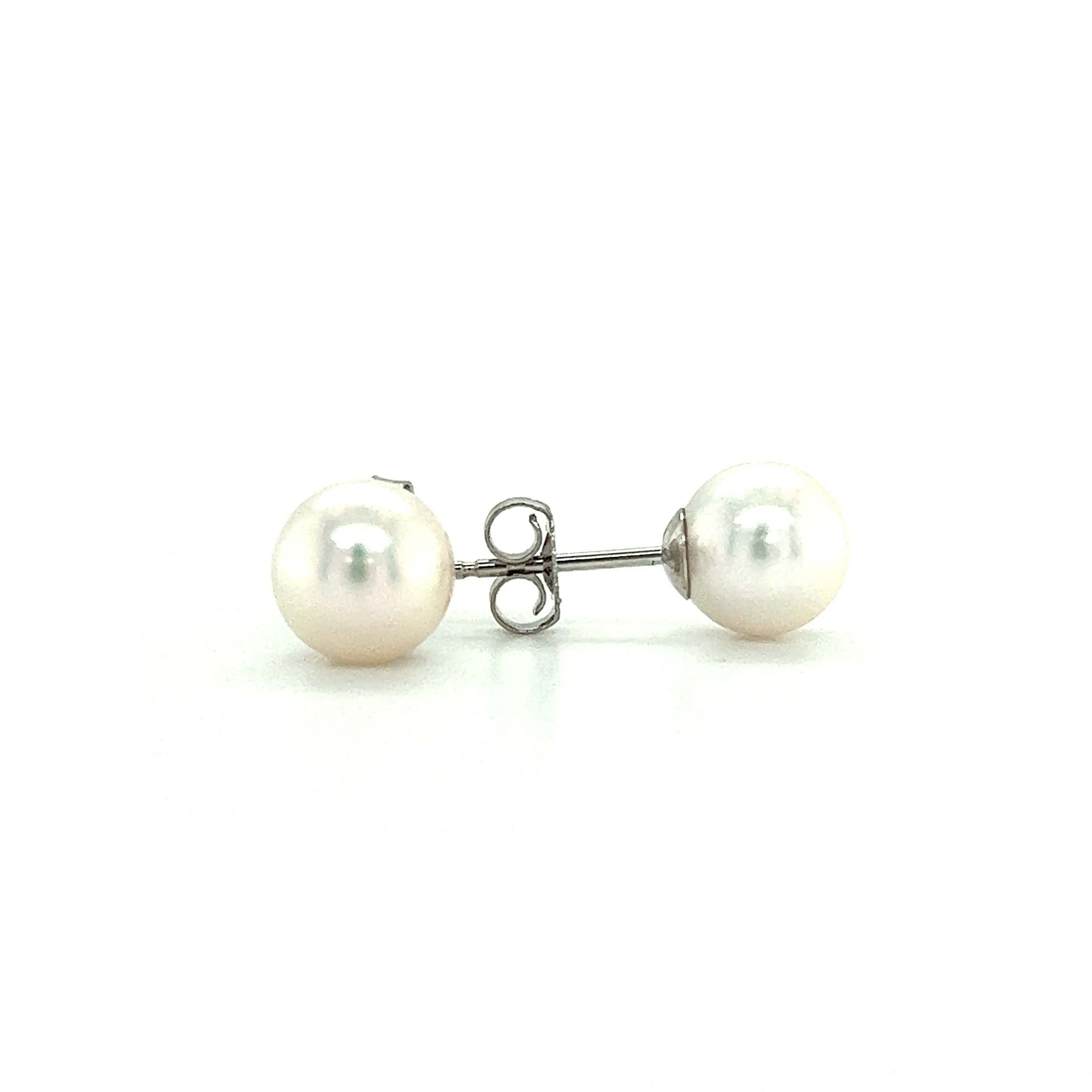 Pearl 7mm Stud Earrings in 14K Gold