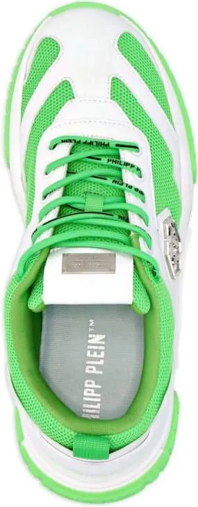 Philipp Plein Predator leather sneakers White