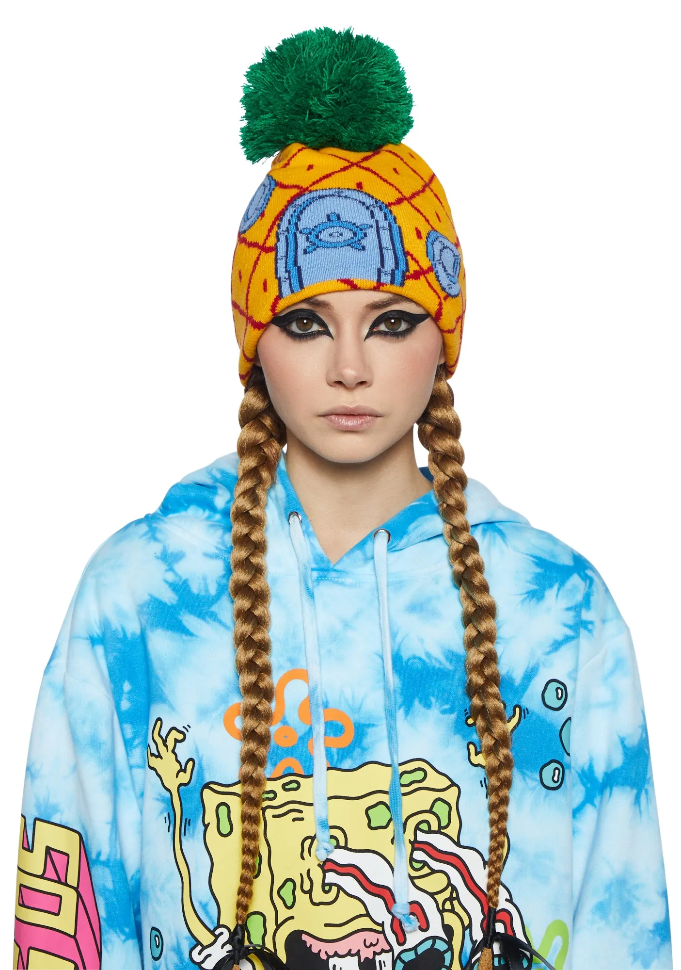 Pineapple House Intarsia Beanie-