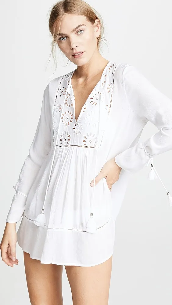 Playa Lucila   Eyelet Tunic Dress 