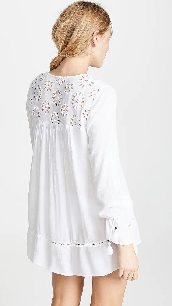 Playa Lucila   Eyelet Tunic Dress 