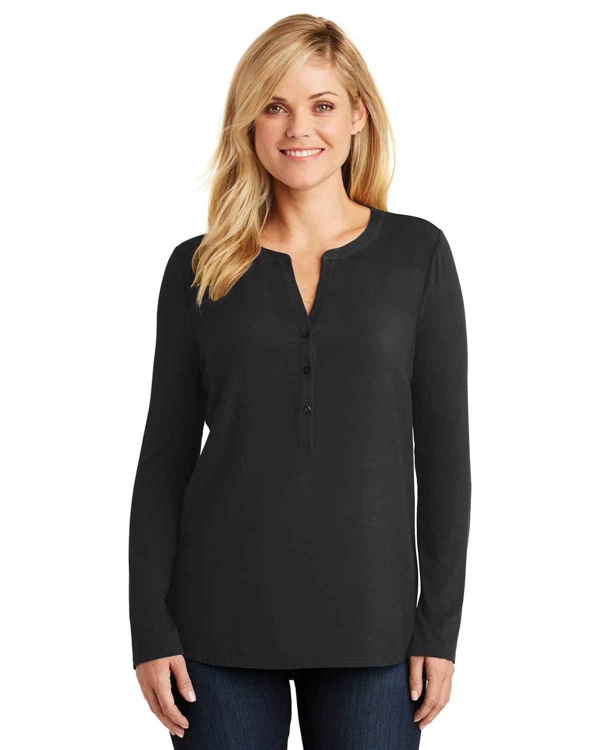 Port Authority LK5432 Women Henley Tunic