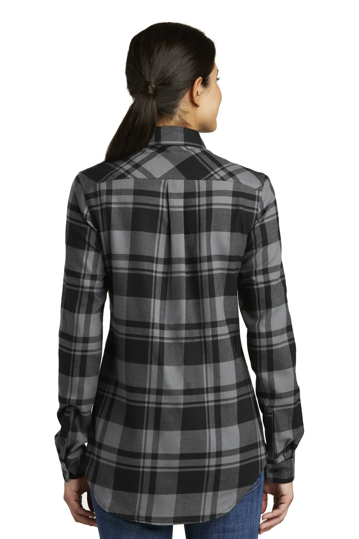 Port Authority LW668 Ladies Plaid Flannel Tunic