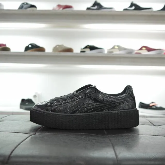 PUMA FENTY CREEPER WRINKLED PATENT BLACK (100% GENUINE DS)