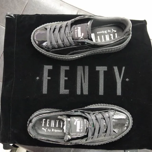 PUMA FENTY CREEPER WRINKLED PATENT BLACK (100% GENUINE DS)