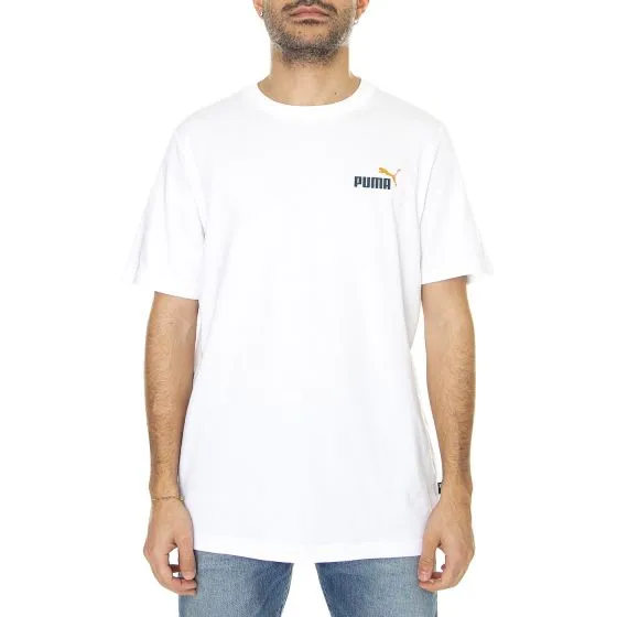 Puma M' Essential Small Logo Tee White