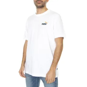 Puma M' Essential Small Logo Tee White