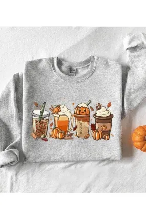 PUMPKIN SPICE Unisex Fleece Graphic Sweatshirt