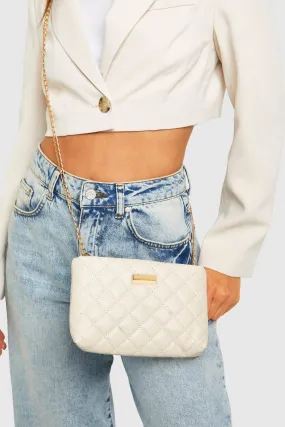 Quilted Basic Cross Body Bag