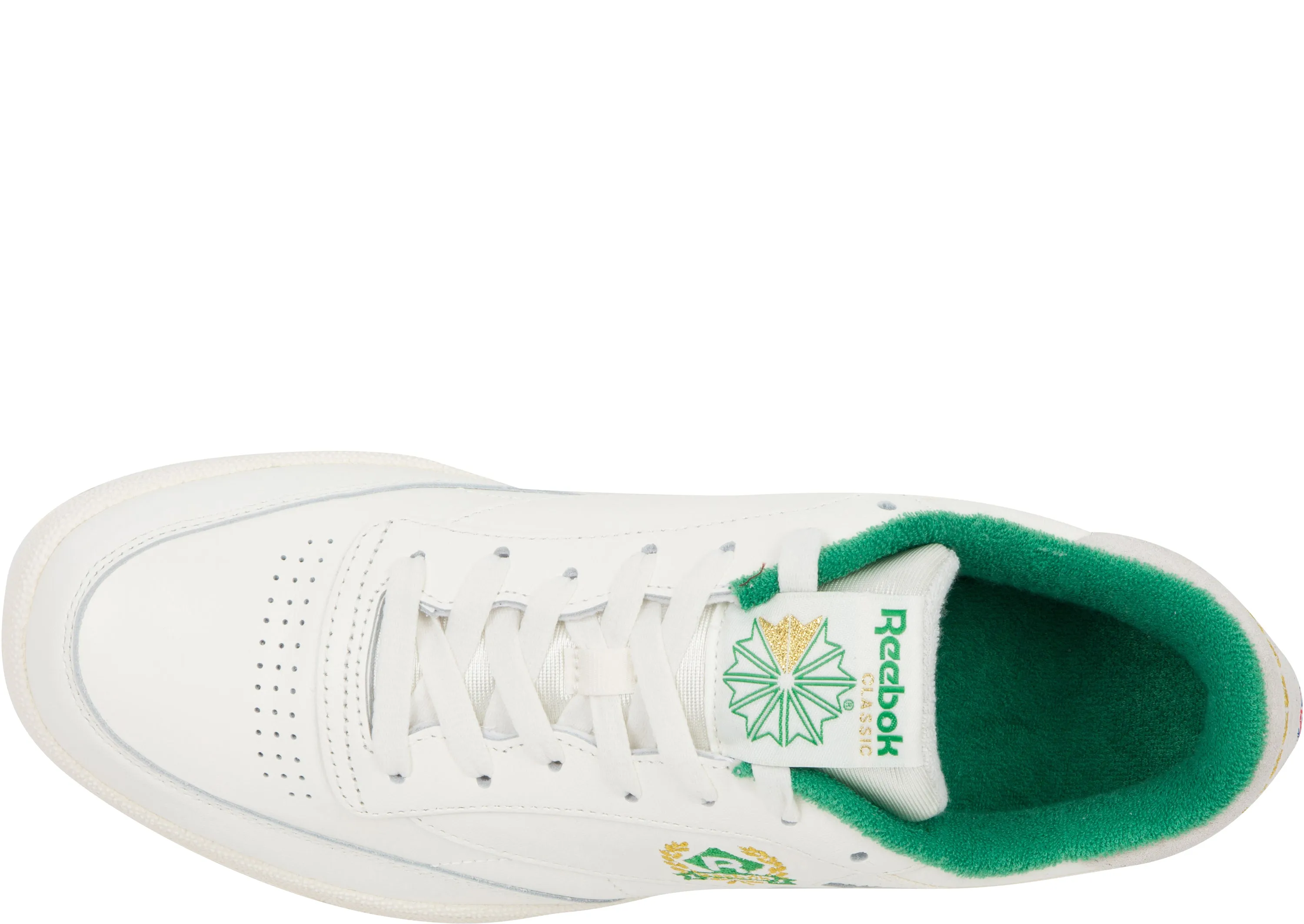 Reebok Club C 85 Chalk/Green/Gold