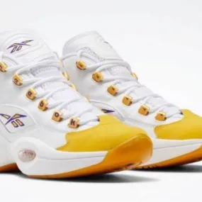 Reebok question mid yellow toe