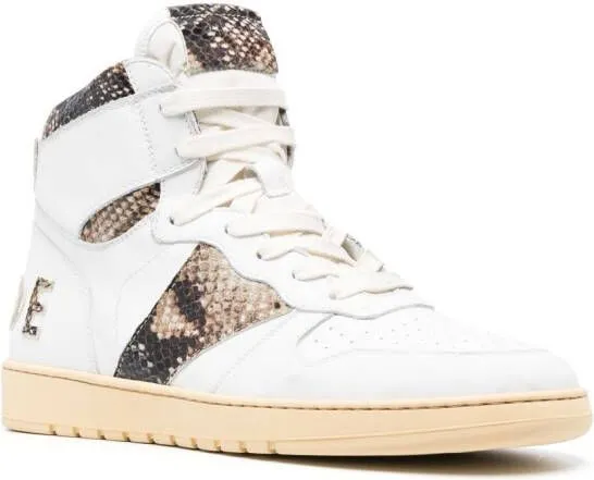 RHUDE panelled high-top sneakers White