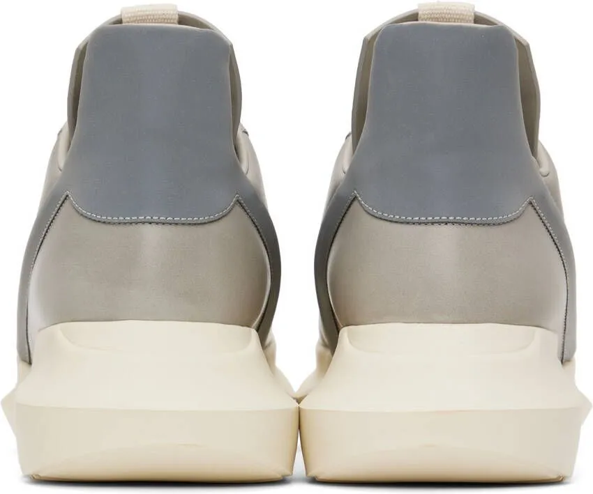 Rick Owens Gray Geo Geth Sneakers