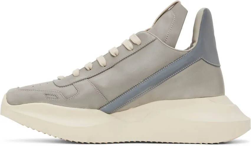 Rick Owens Gray Geo Geth Sneakers