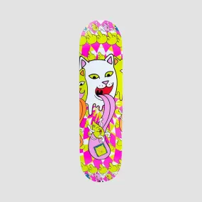 Ripndip Micro Nerm Skateboard Deck Pink - 8.25