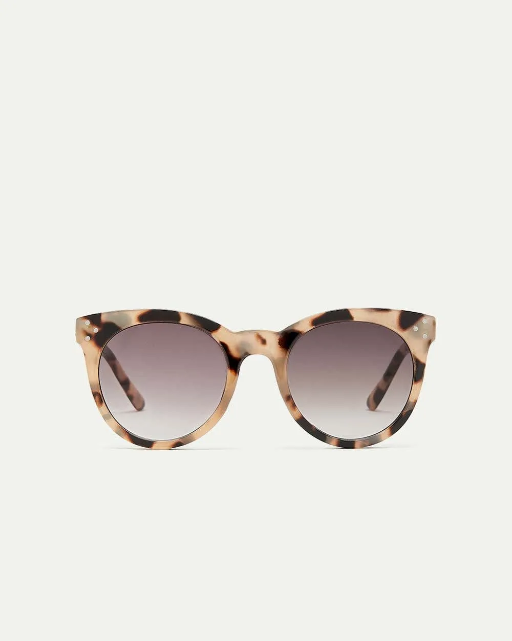 Rounded Tortoise Sunglasses