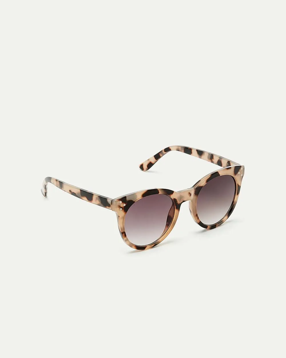 Rounded Tortoise Sunglasses