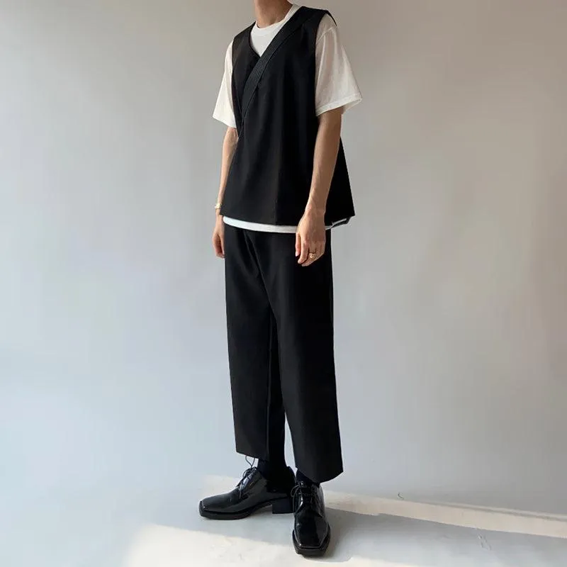 RT No. 5123 BLACK SLEEVELESS VEST