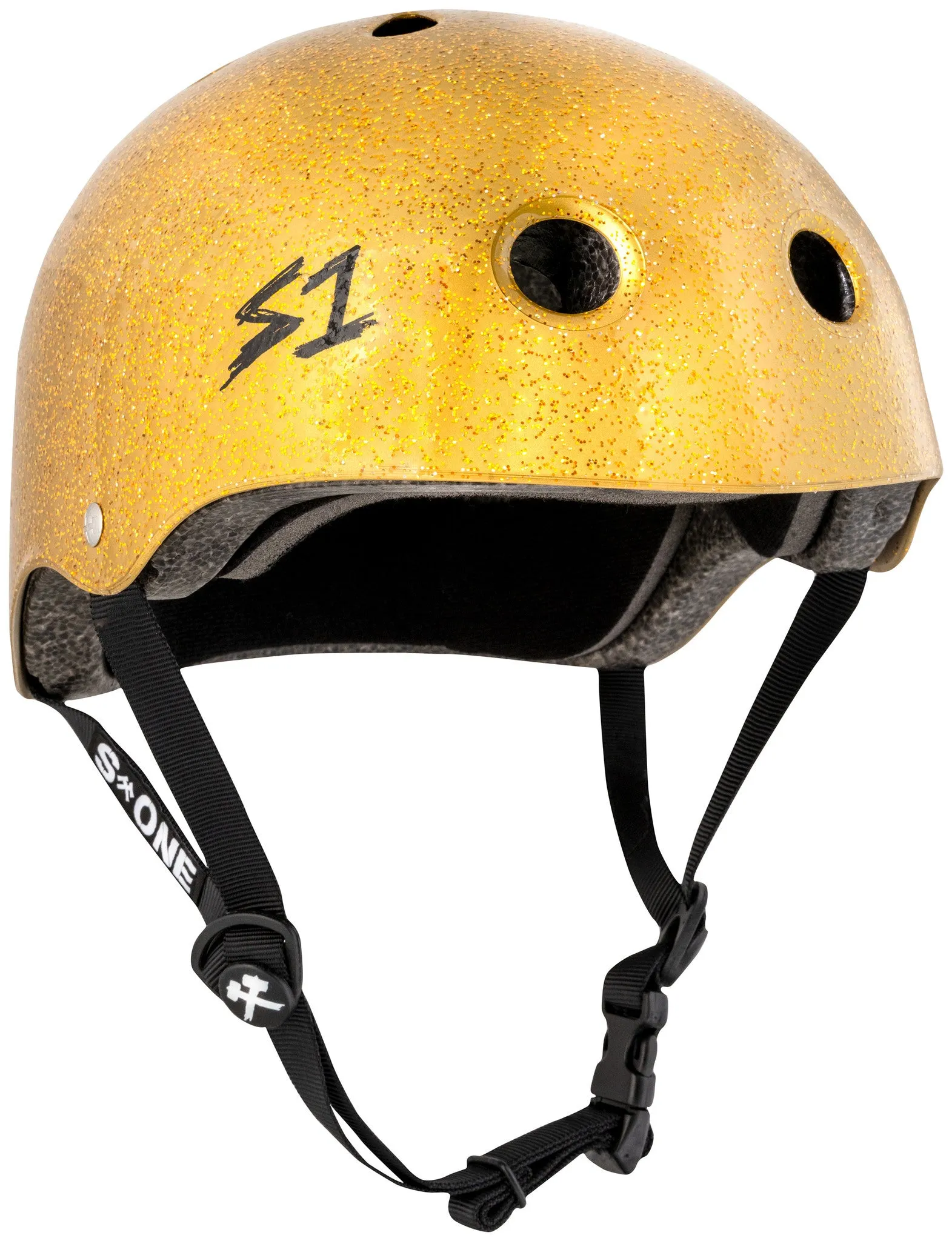 S-One Lifer Helmet - Gold Gloss Glitter