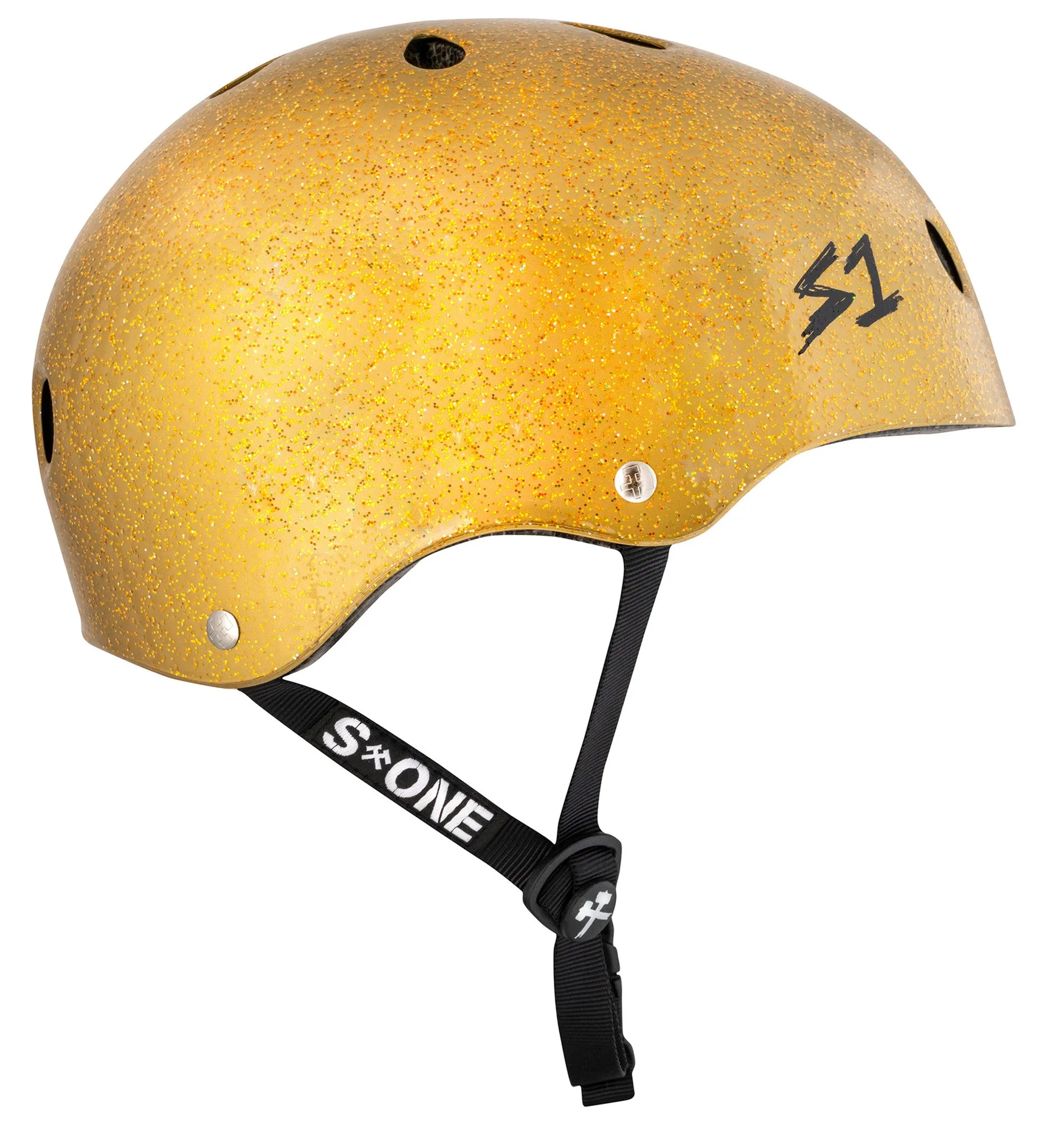 S-One Lifer Helmet - Gold Gloss Glitter