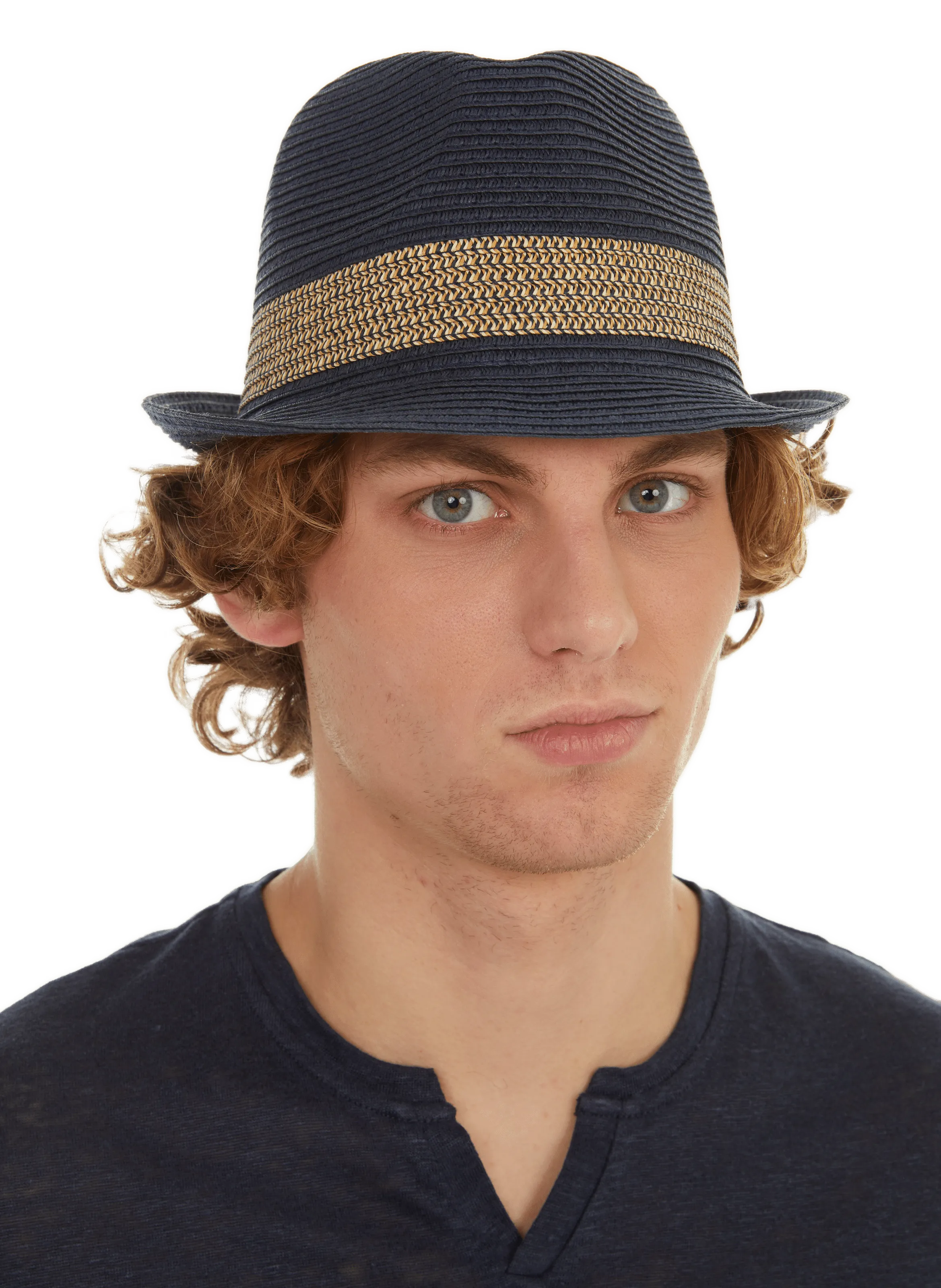 Saison 1865  Straw hat  - Blue