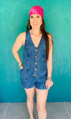 San Diego Blue Romper