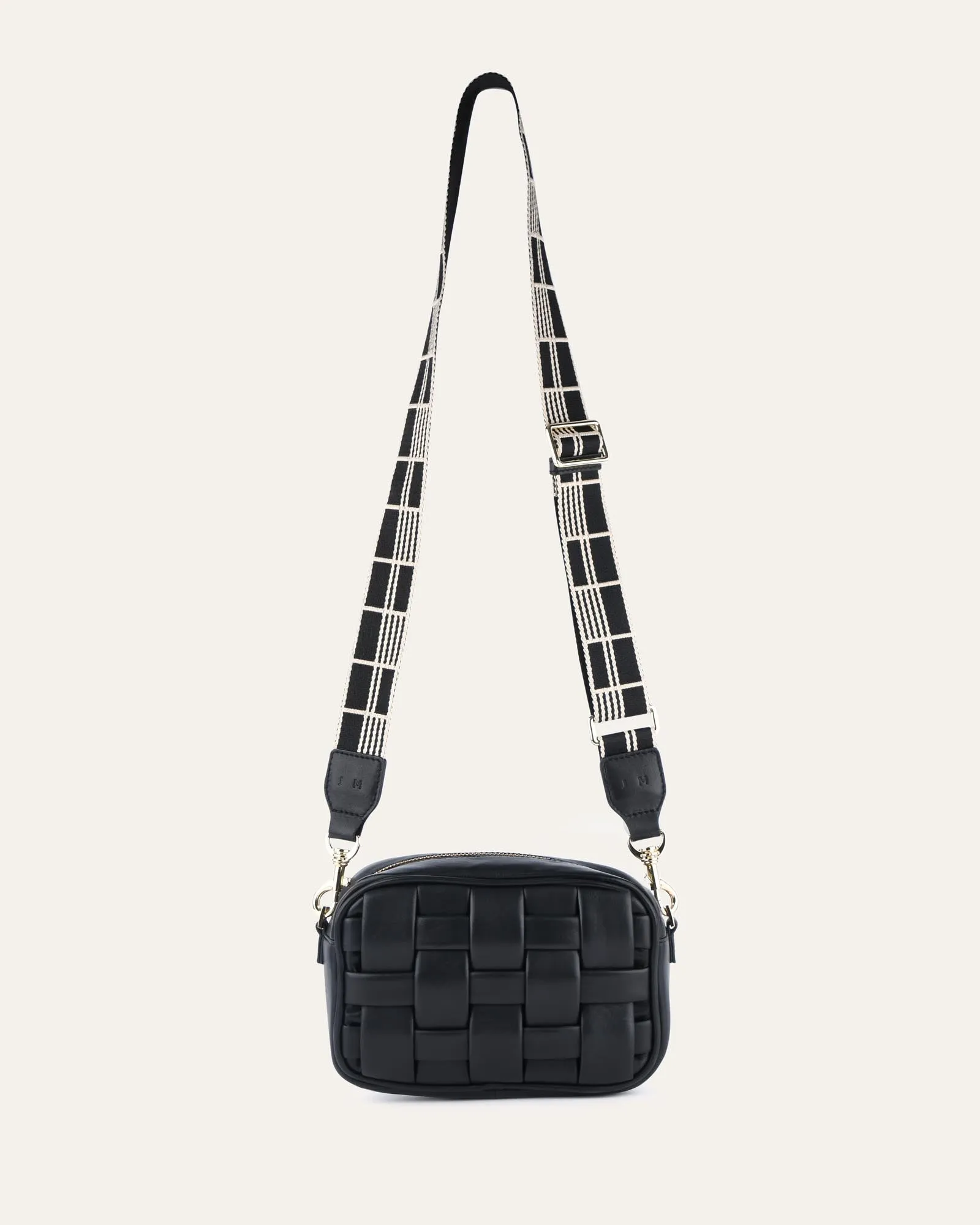 SCARLETT CROSS BODY BAG BLACK LEATHER