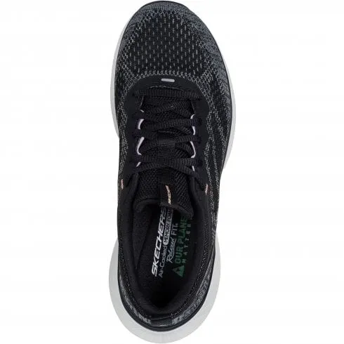 Skechers Relaxed Fit: Edgeride - Power Flow | Black/Lavender | Women's Cushioned-Performance Trainers