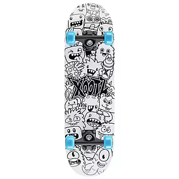 Sketch Ya Deck 28 inch Skateboard by Xootz | Look Again