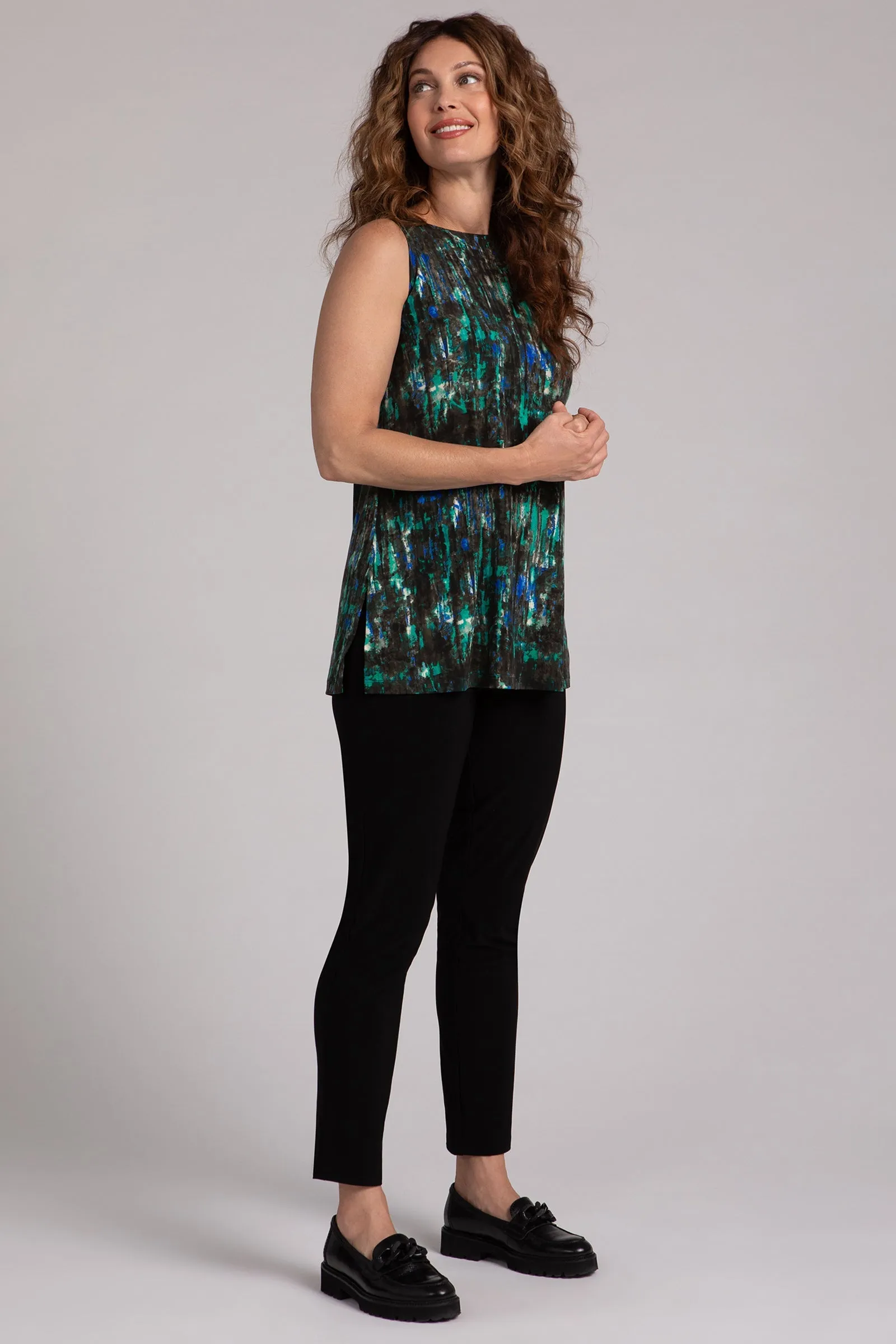 Sleeveless Nu Ideal Tunic | Camo Forest